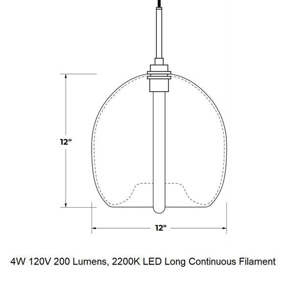 Stamen LED Pendant Light