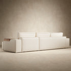 Newilla Wide Arms Sofa Bed with Chaise