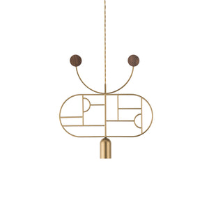 Wooden Dots 08 Pendant Light