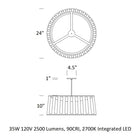 Solis Drum Flush Mount