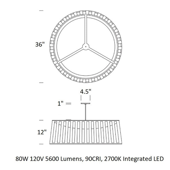 Solis Drum Flush Mount