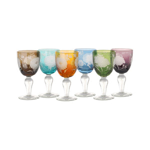 Peony Wine Glass (Set of 6)