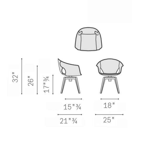 Ozwald Boateng Ginger Armchair