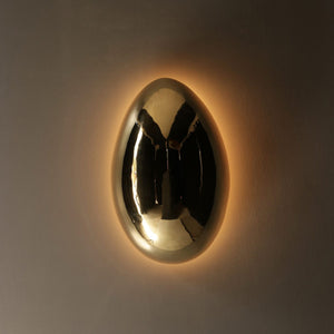 Golden Egg Wall Sconce