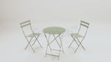 Bistro Chair & Round Folding Table Set