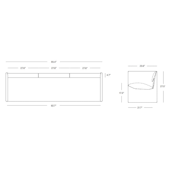 Sacha 3-Seater Sofa