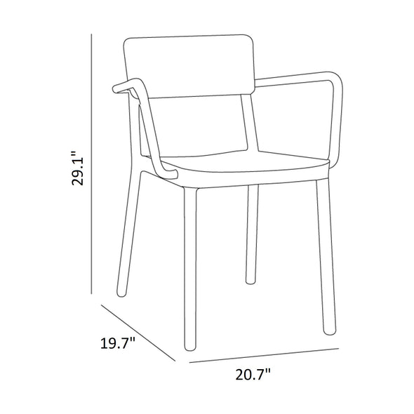 Lisboa Dining Armchair (Set of 4)