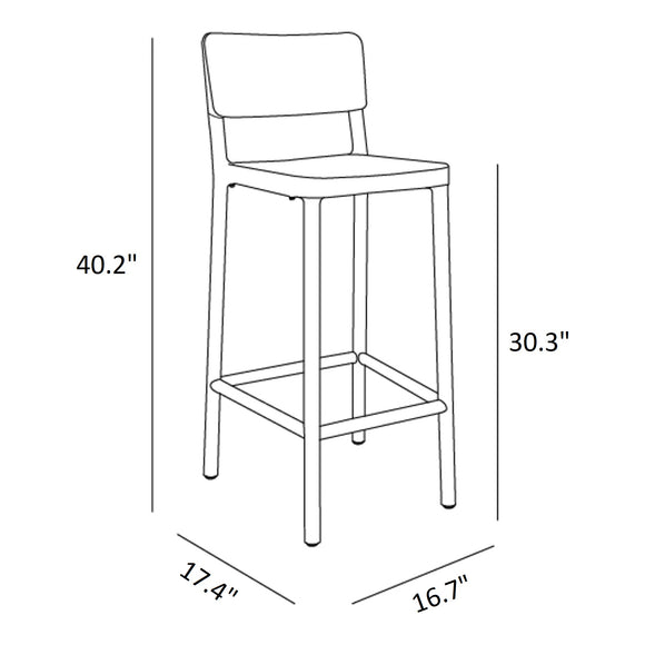 Lisboa Stacking Stool (Set of 4)