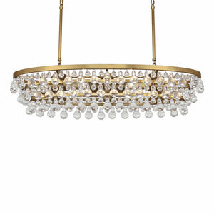 Bling Oval Chandelier