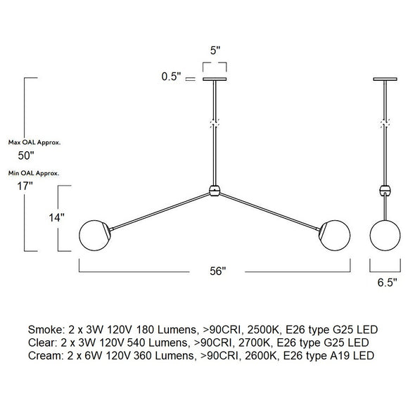 Modo Linear LED Pendant Light