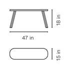 You and Me 47 Inch Bench