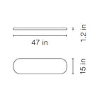 You and Me 47 Inch Bench