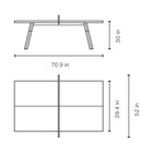 You and Me Indoor Ping Pong Table