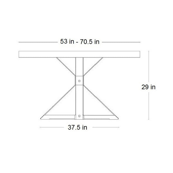 Cambridge Round Extendable Dining Table