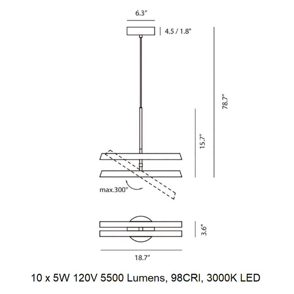 Konnect P10 LED Pendant Light