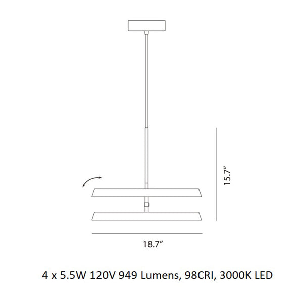 Konnect PV4 LED Pendant Light