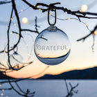 Engraved "Grateful" Ornament