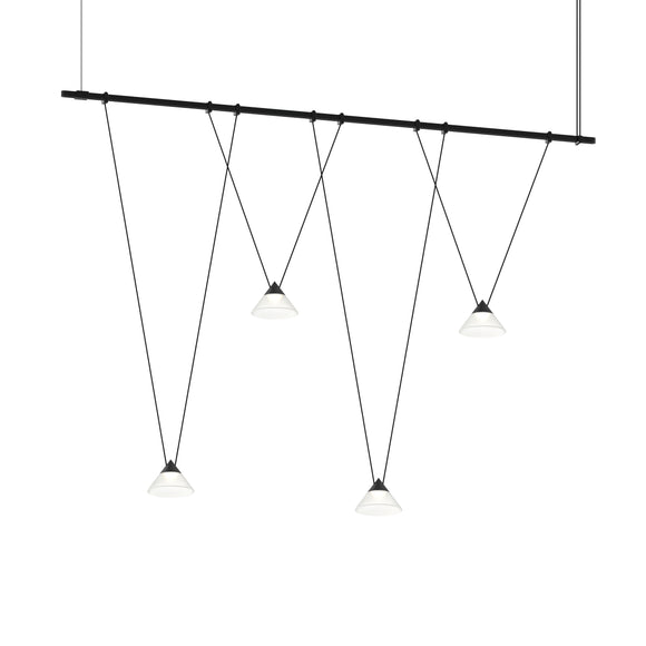 Suspenders 1-Tier Linear Multi Light Pendant Light