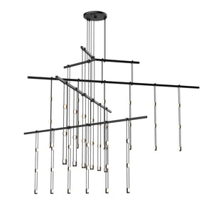 Suspenders Tri-Bar 4-Tier Multi Light Pendant Light