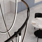 Suspenders 2-Bar Offset Ring Multi Light Pendant Light