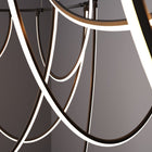 Suspenders 2-Bar Offset Ring Multi Light Pendant Light