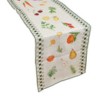 Still Life Embroidered Double Checker Runner