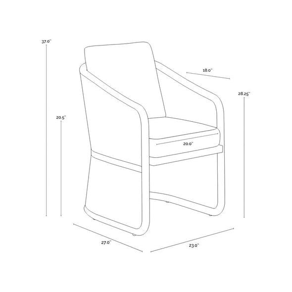 Allariz Outdoor Dining Armchair