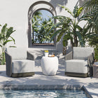 Allariz Outdoor Swivel Armchair