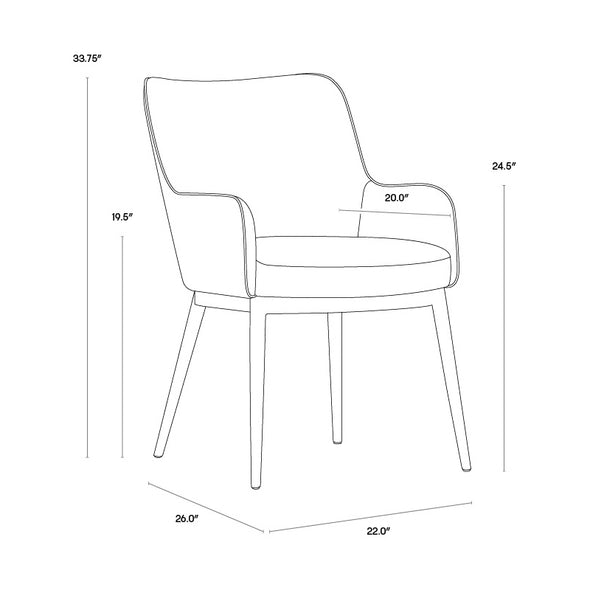 Franklin Dining Armchair