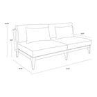 Ibiza Outdoor 2-seater Sofa