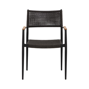 Nava Outdoor Stackable Dining Armchair (Set of 2)