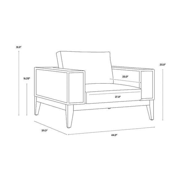 Salerno Outdoor Lounge Armchair