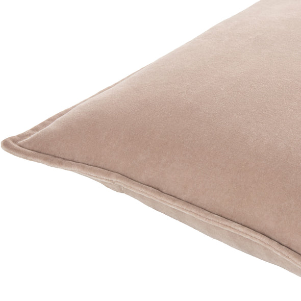 Cotton Velvet Throw Pillow