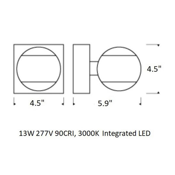 Oko Single Bath Light