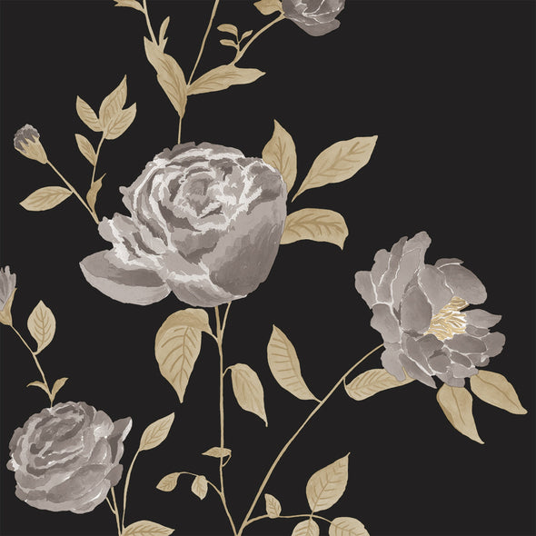 Rambling Rose Wallpaper Sample Swatch