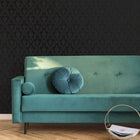 Damsel Textured Removable Wallpaper