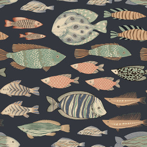 Marine Fish Removable Wallpaper Sample Swatch