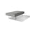 Blade 1439-003 Bench Ottoman with Clear Acrylic Base