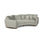 Clip 2 Two Arm Curved Sofa