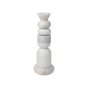 Stone Stacking Candleholder