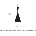 Unbeaten Tall LED Pendant Light