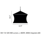 Unbeaten Waist LED Pendant Light