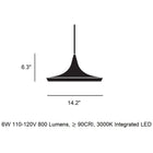 Unbeaten Wide LED Pendant Light