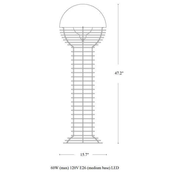 Wire Floor Lamp