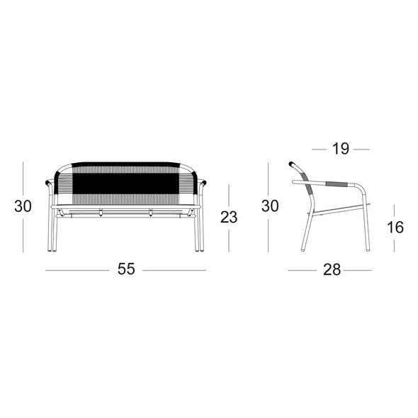 Cleo Outdoor Lounge Sofa