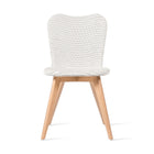 Lily Dining Chair with Wood Base