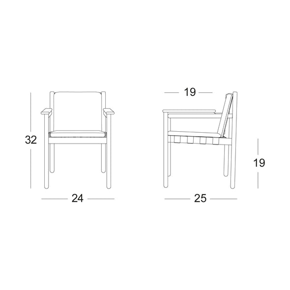 Oda Outdoor Dining Chair