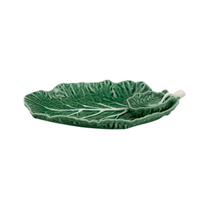 Cabbage Leaf Bowl/Platter with Bowl