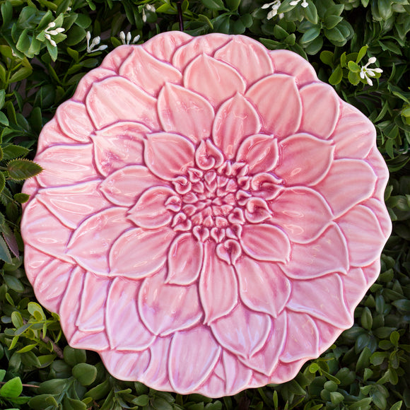 Maria Flor Dahlia Dessert Plate