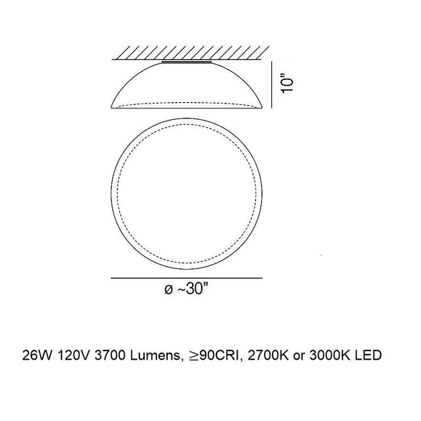 Infinita Flush Mount